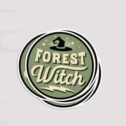 Forest Witch Sticker | Dishwasher Safe