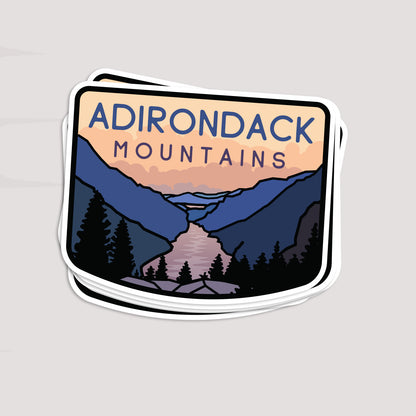Adirondack Mountains NY Sticker