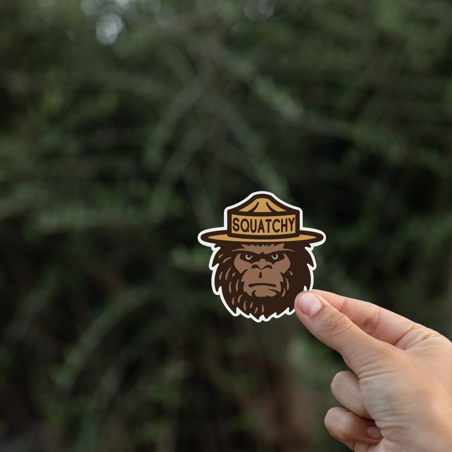 Squatchy Bigfoot Sticker