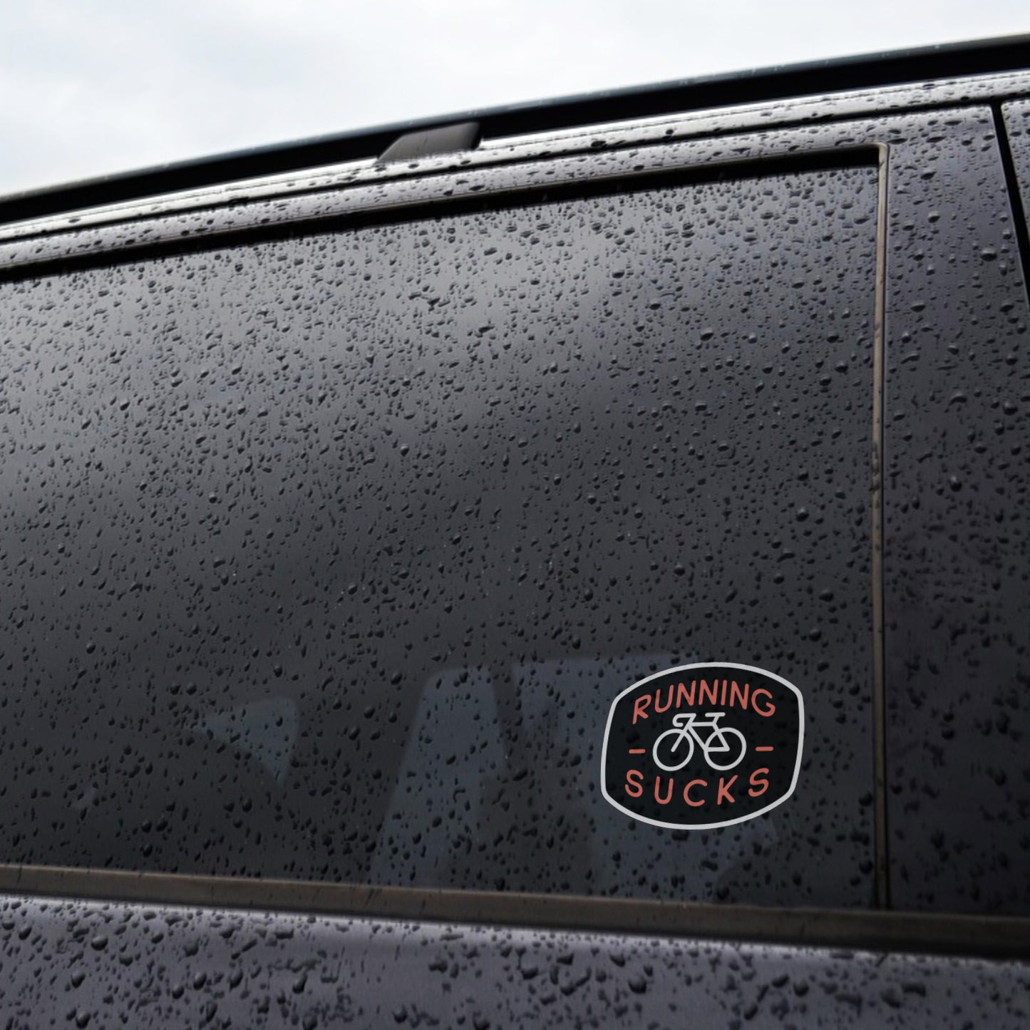 Running Sucks Bike Sticker