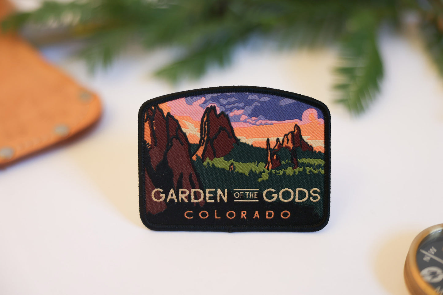 Garden of Gods Colorado Patch | Iron on Embroidered Patch