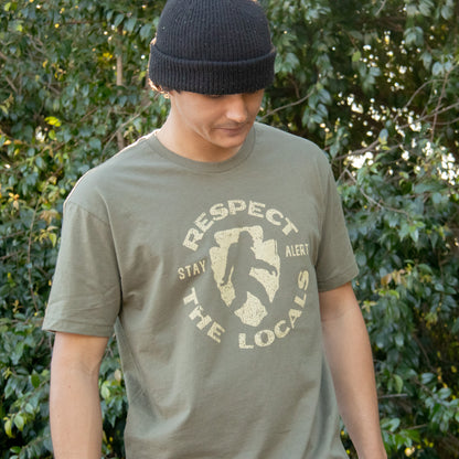 Respect The Locals, Stay Alert, Graphic T-Shirt