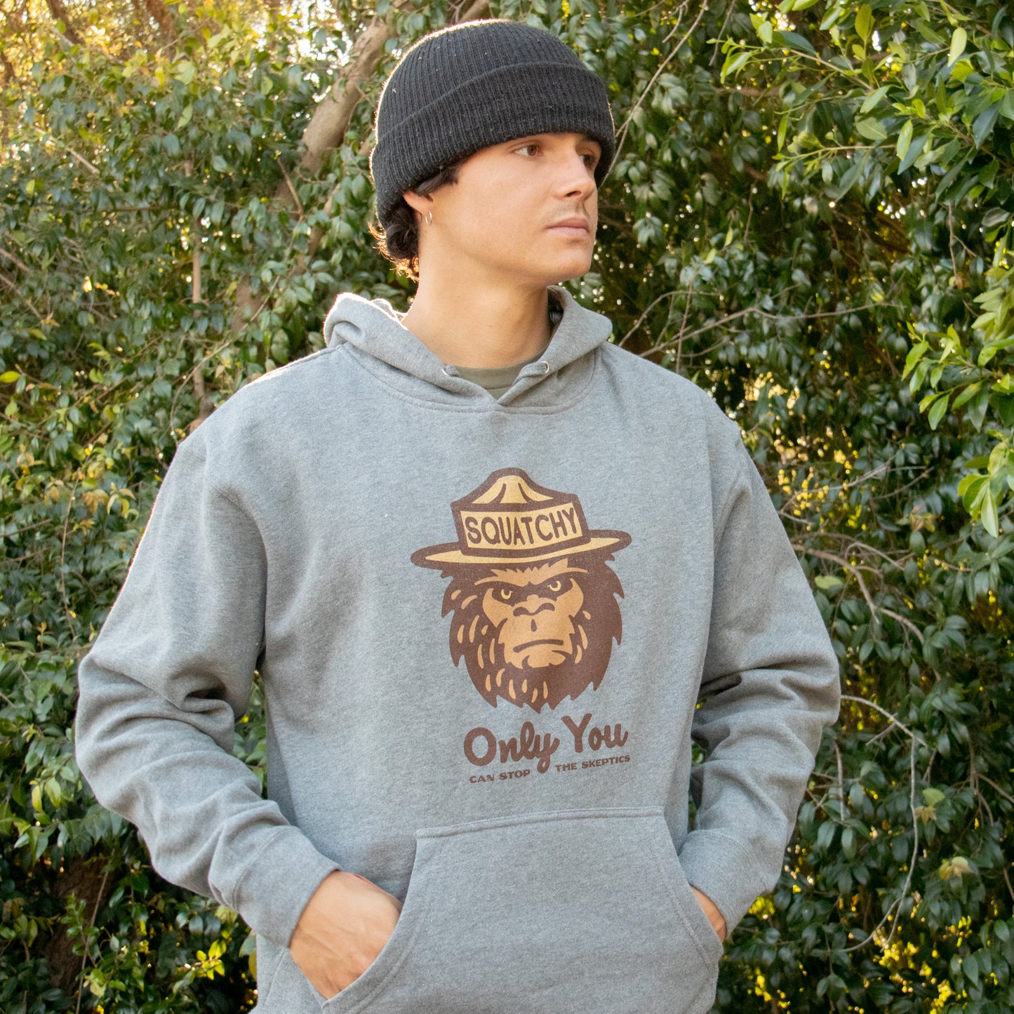 Squatchy, Only You Can Stop The Skeptics Hooded Sweatshirt