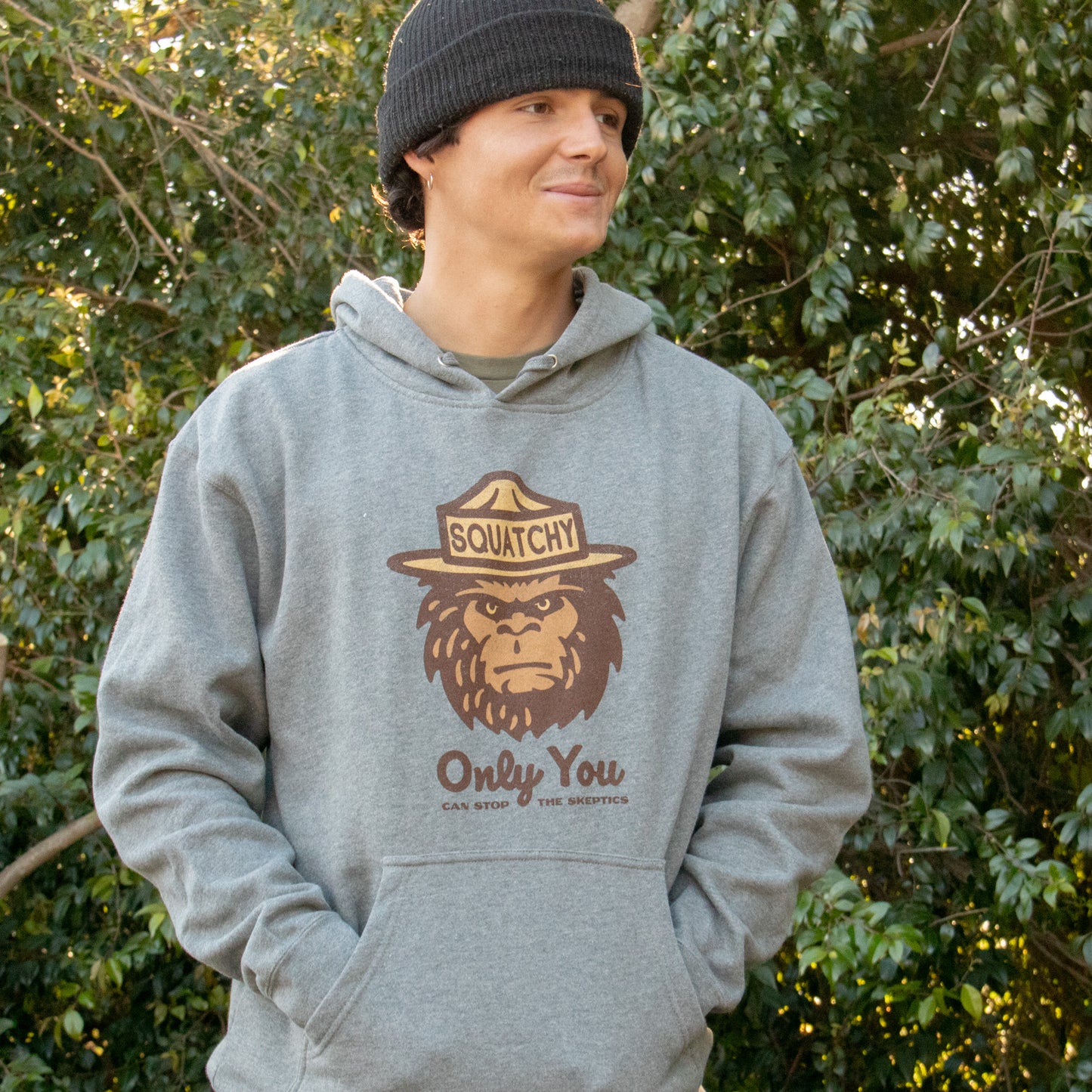 Squatchy, Only You Can Stop The Skeptics Hooded Sweatshirt