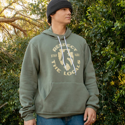 Respect The Locals Bigfoot Hoodie