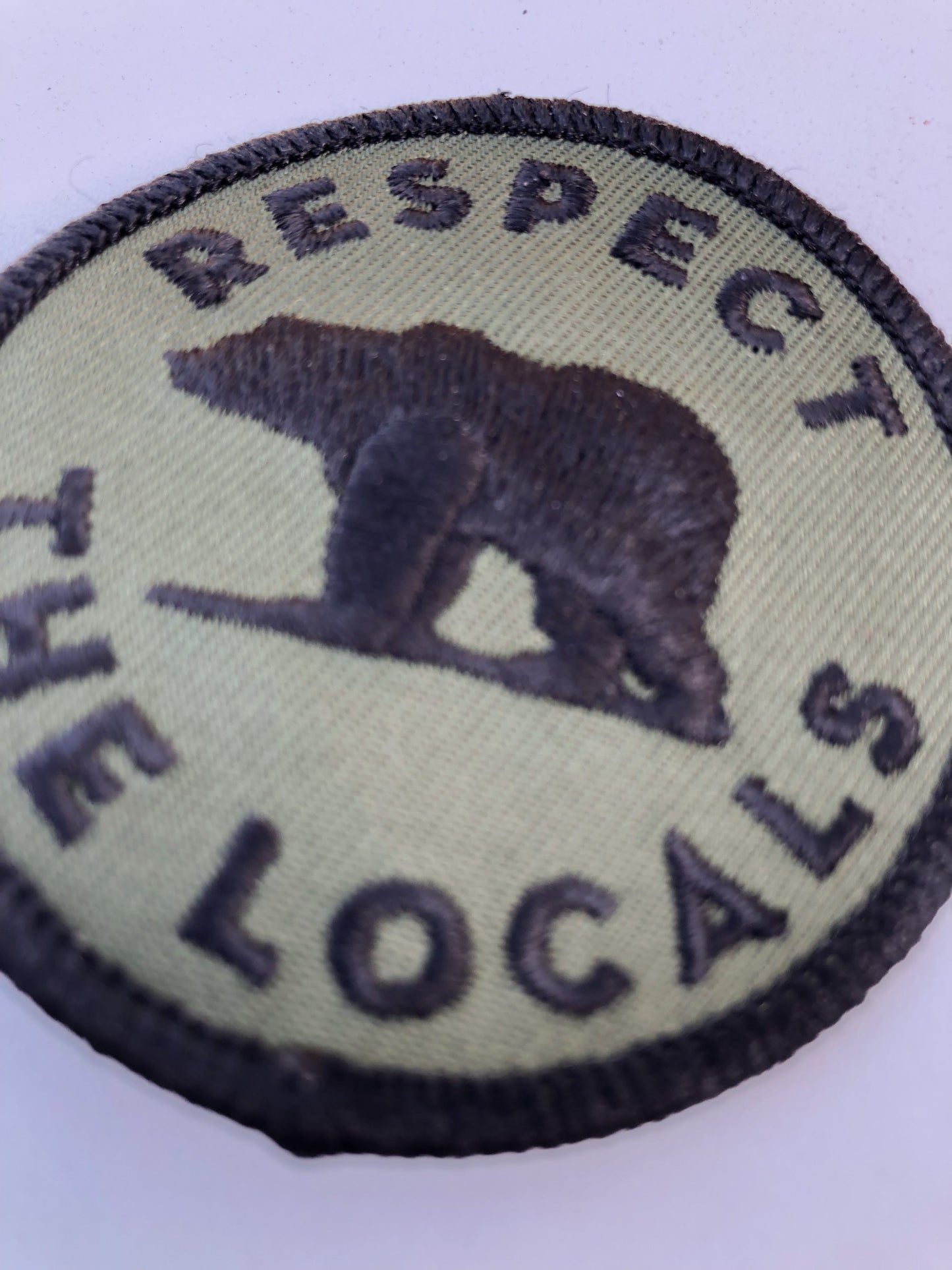 Respect The Locals, Grizzly Bear Patch