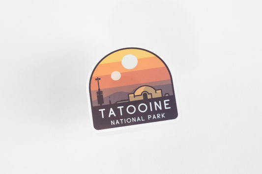 Tatooine National Park Sticker  | Dishwasher Safe Decal (Copy)