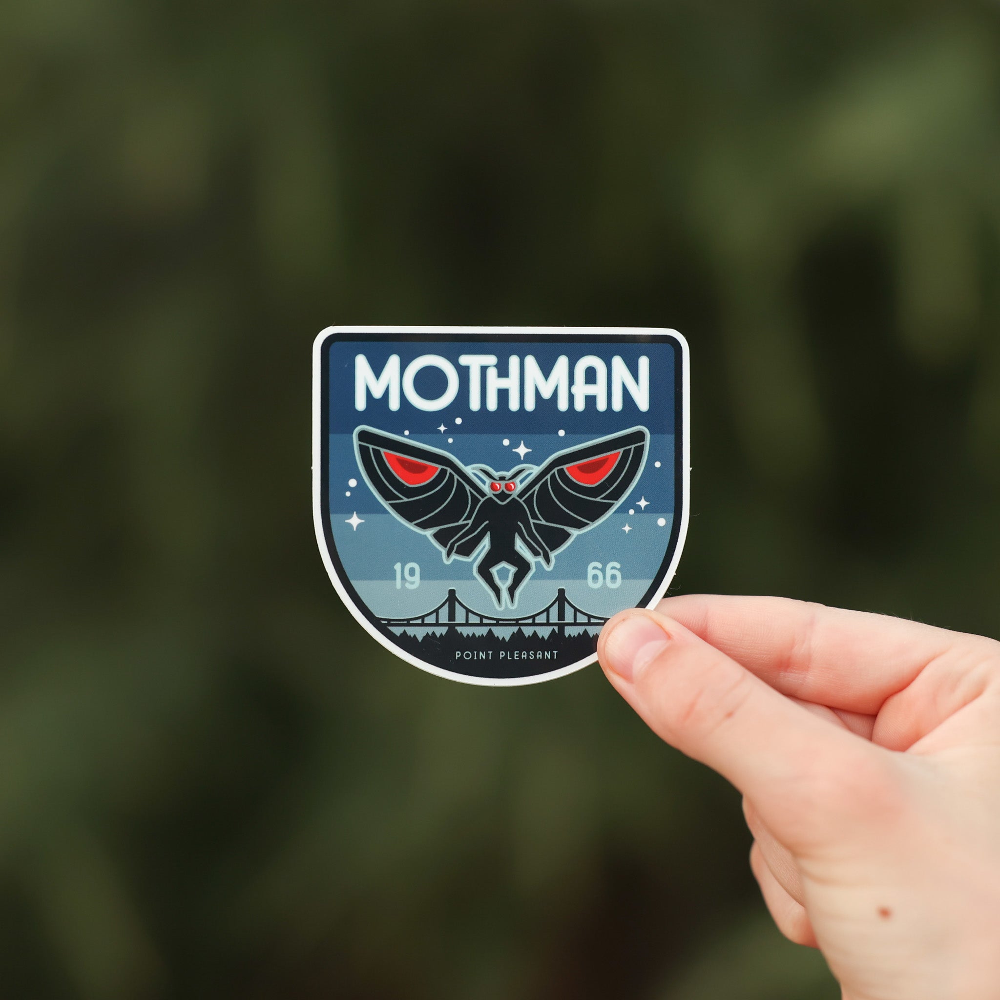 Mothman Sticker | Dishwasher Safe Decal – Squatchy.com