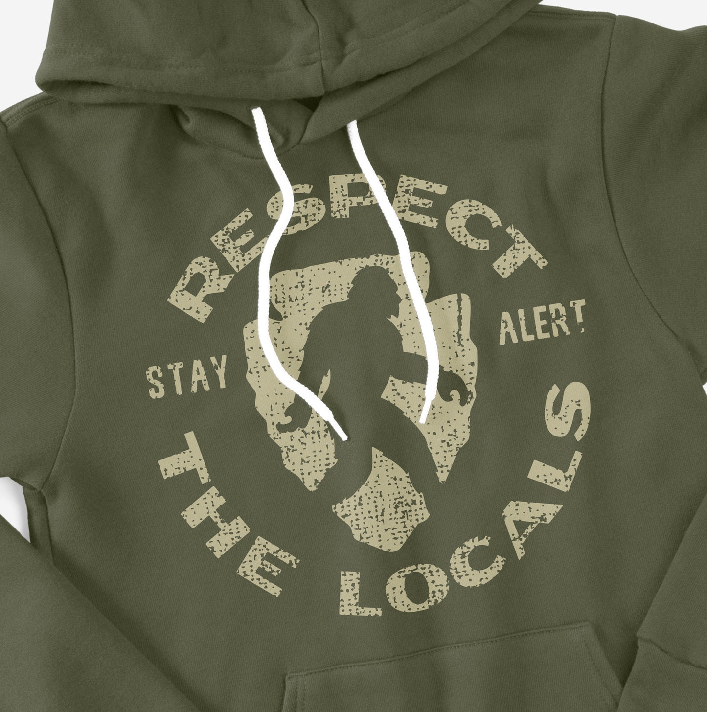 Respect The Locals Bigfoot Hoodie