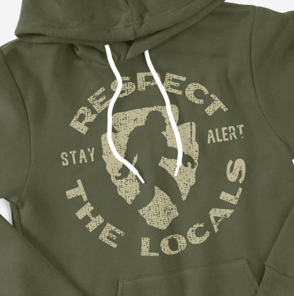 Respect The Locals Bigfoot Hoodie