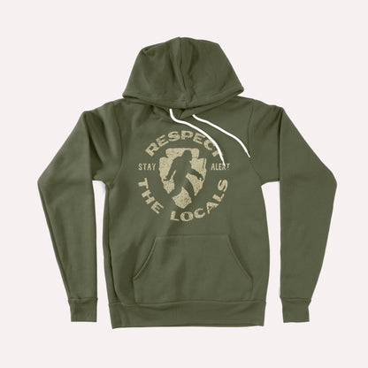 Respect The Locals Bigfoot Hoodie