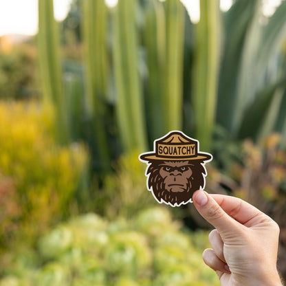 Squatchy Bigfoot Sticker