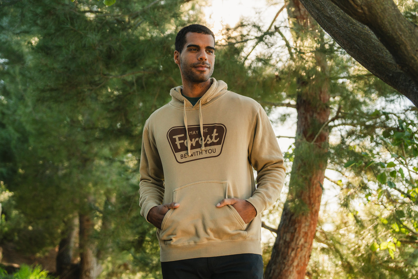 May the Forest Be With You Hooded Sweatshirt