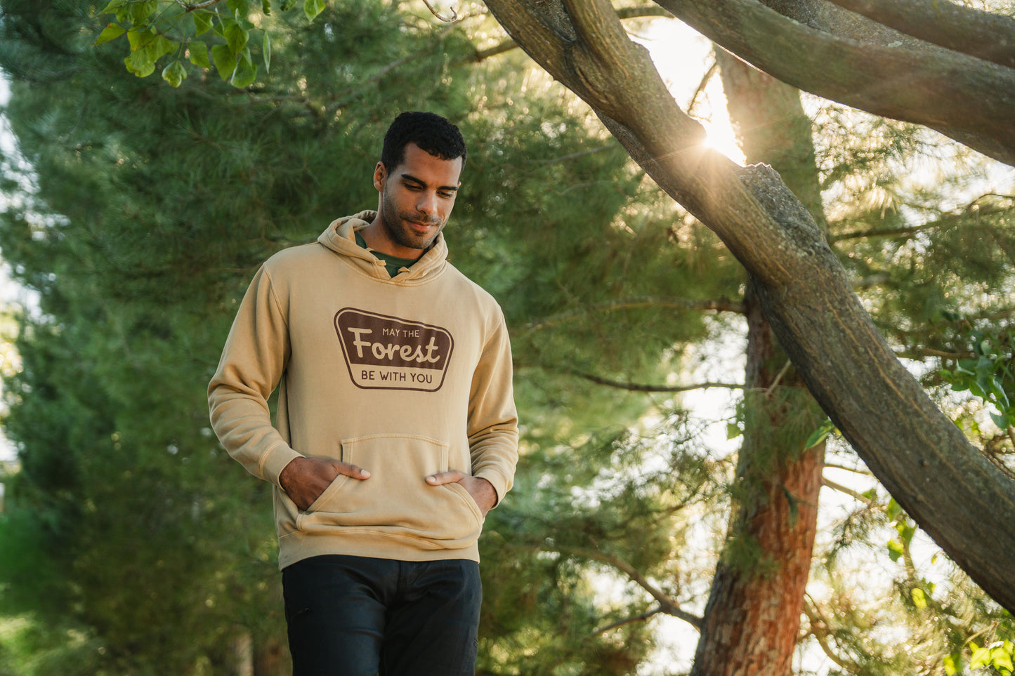 May the Forest Be With You Hooded Sweatshirt