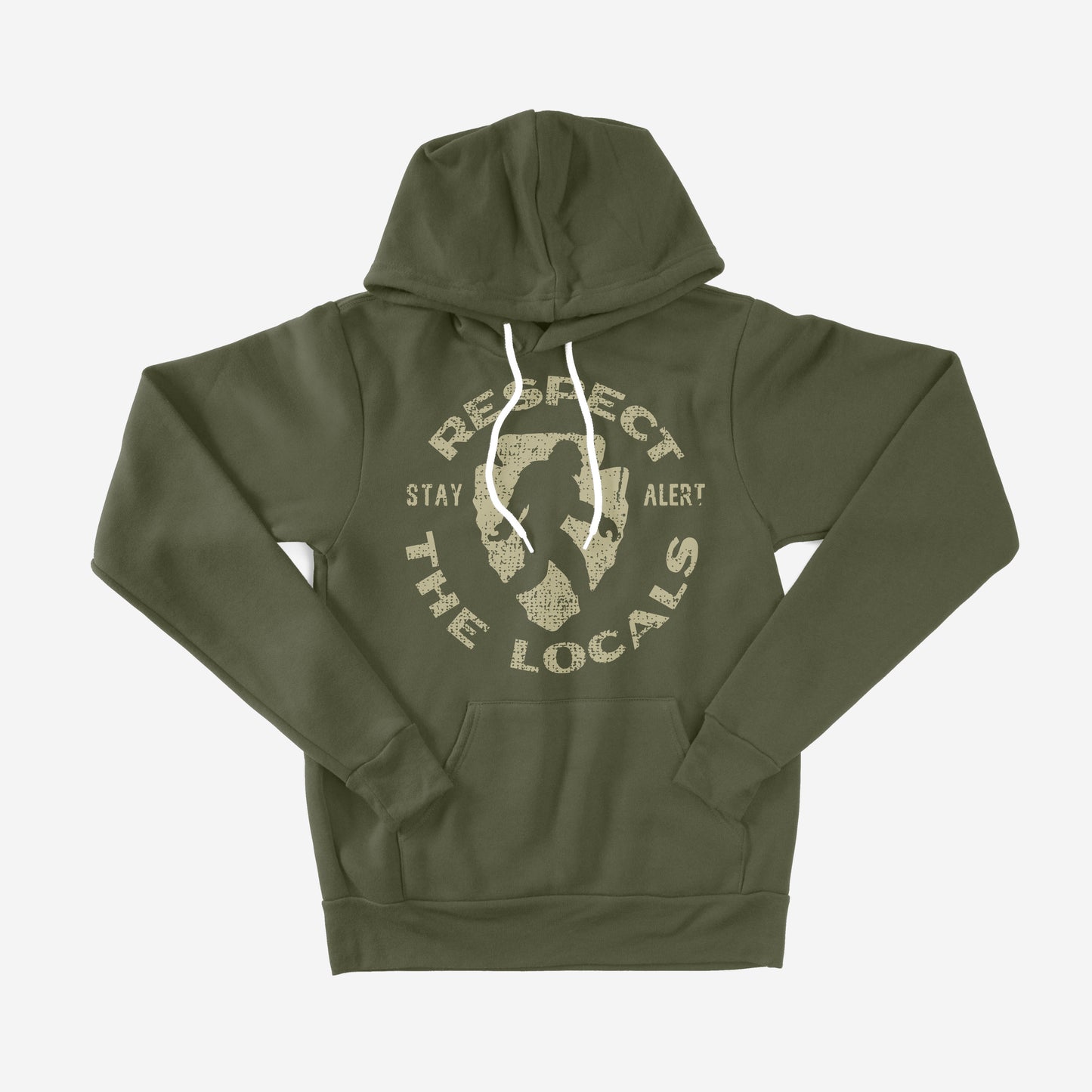 Respect The Locals Bigfoot Hoodie