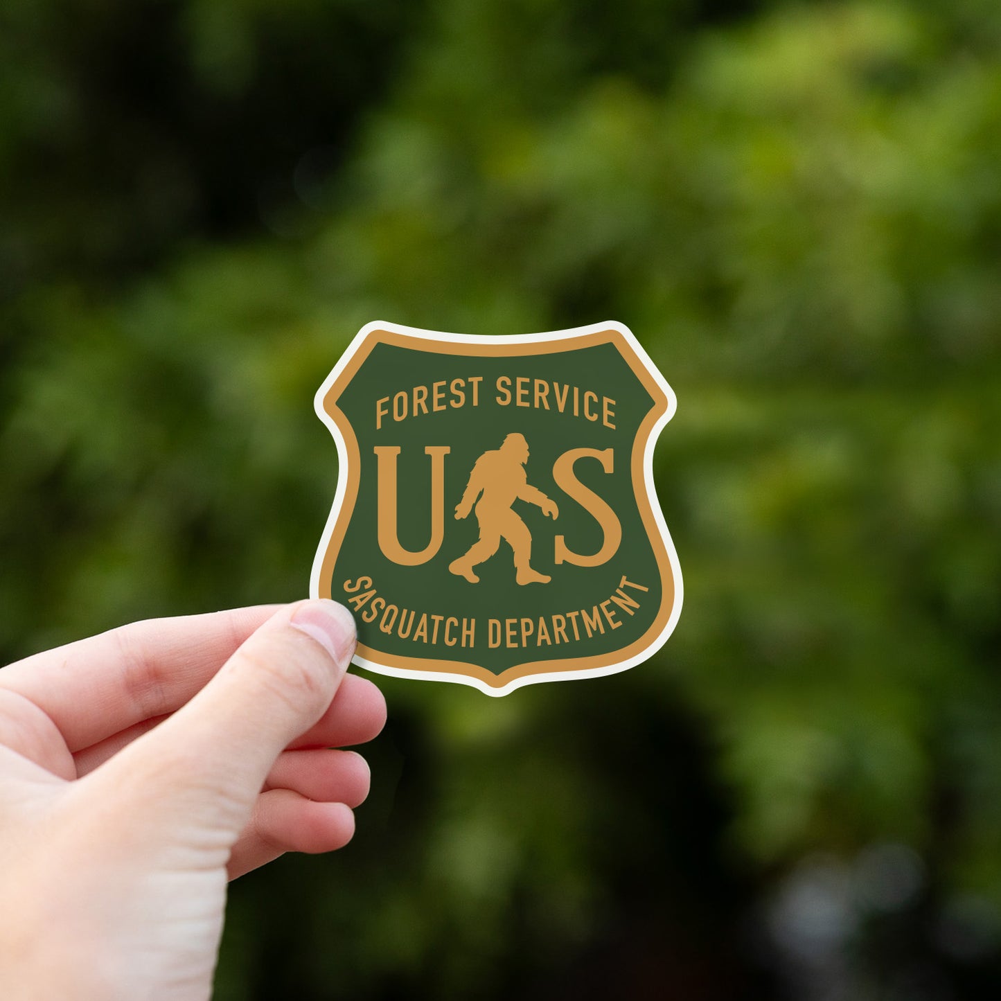US Sasquatch Department Sticker