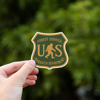 US Sasquatch Department Sticker