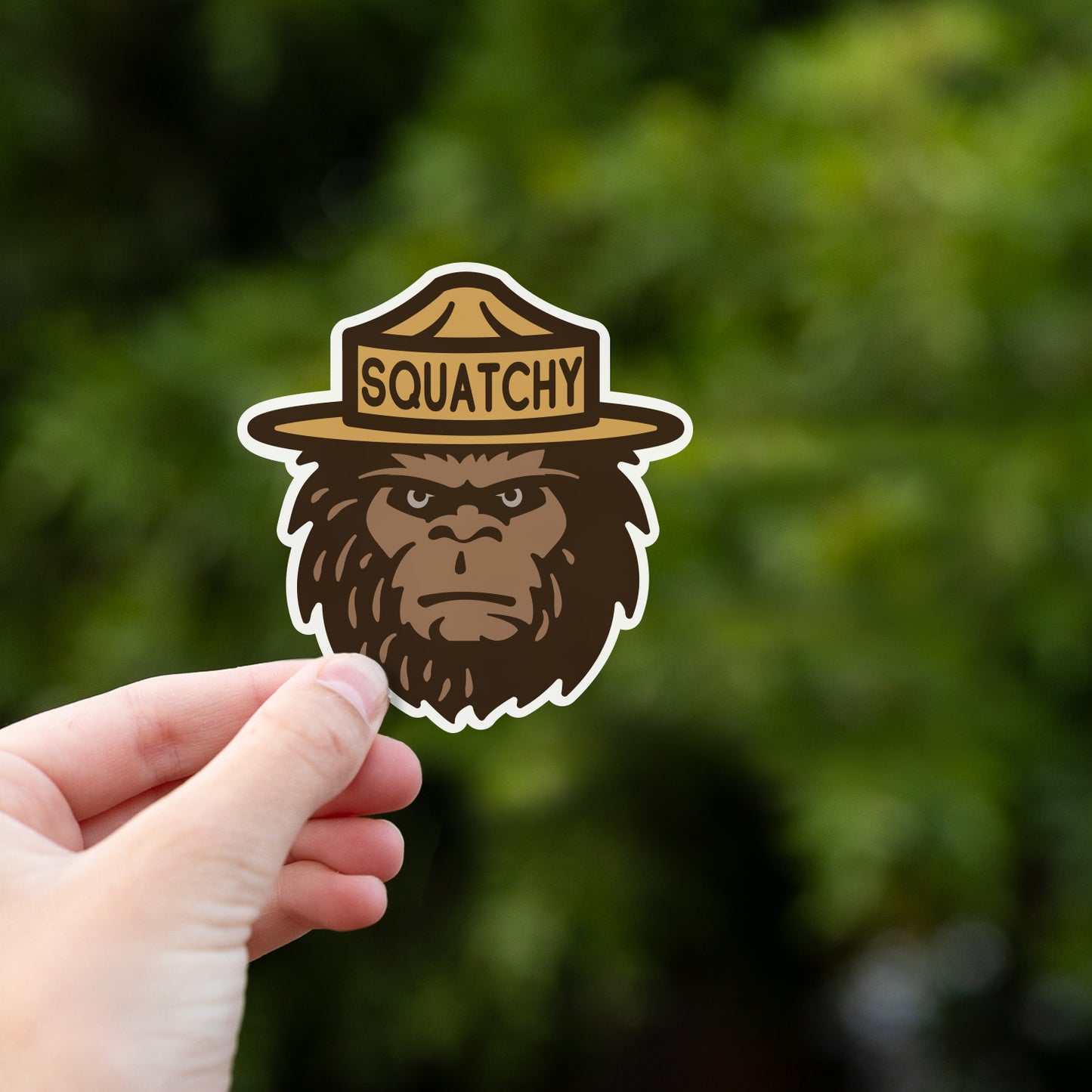 Squatchy Bigfoot Sticker