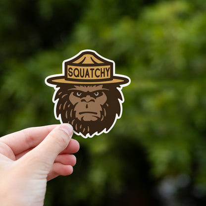 Squatchy Bigfoot Sticker