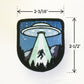 Bigfoot Conspiracy Society UFO Patch