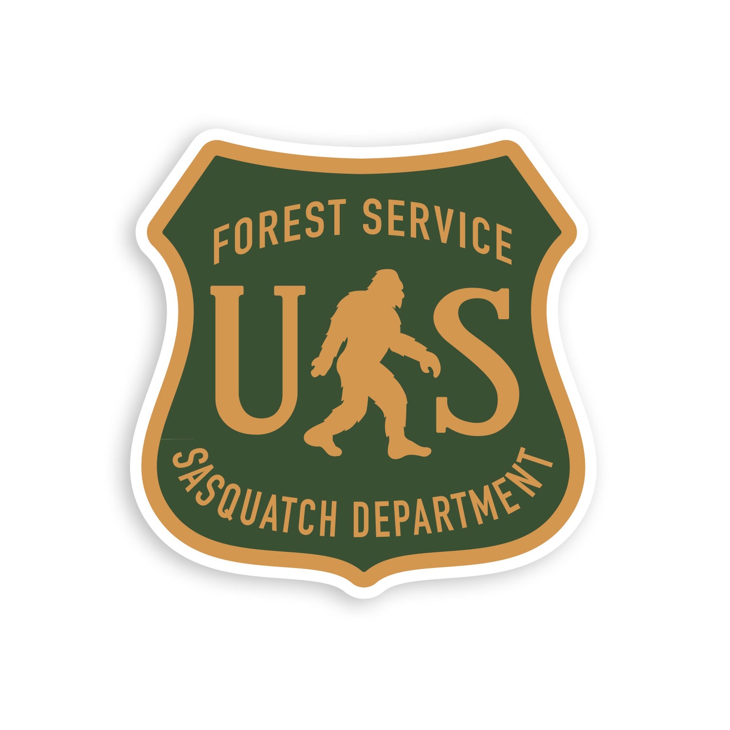 US Sasquatch Department Sticker