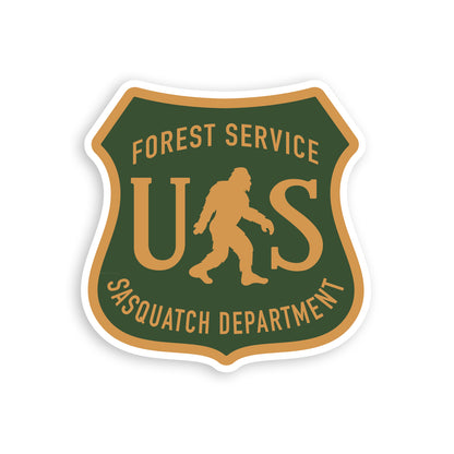US Sasquatch Department Sticker
