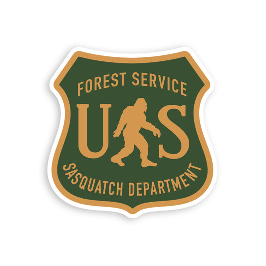 US Sasquatch Department Sticker