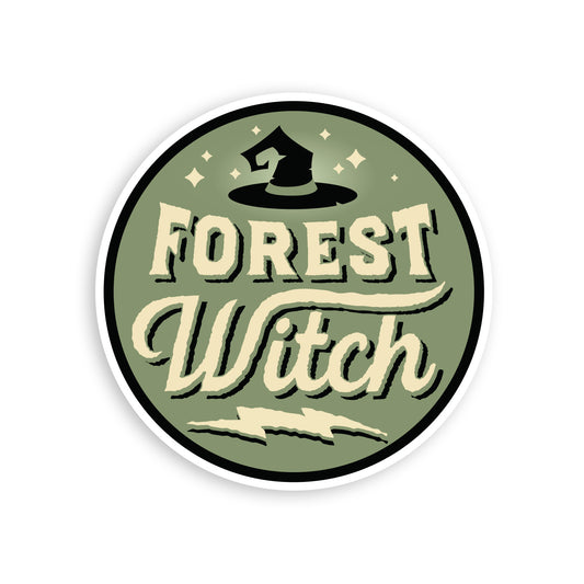 Forest Witch Sticker | Dishwasher Safe