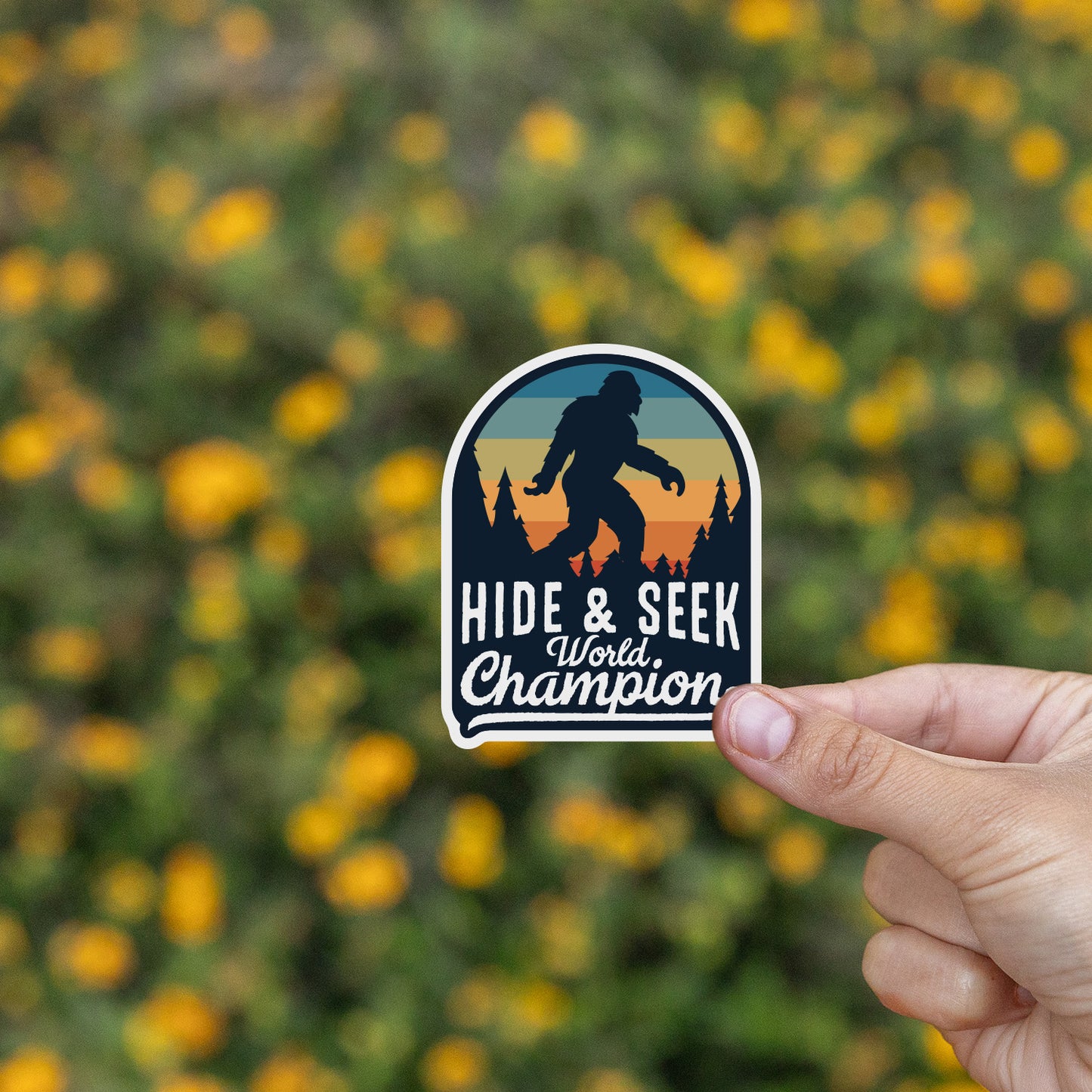 Hide & Seek World Champion Sticker