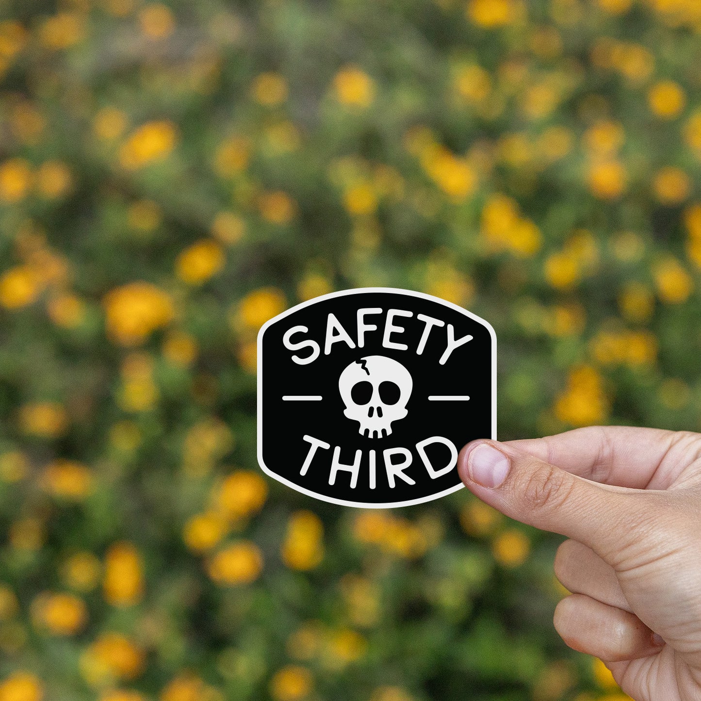 Safety Third Sticker