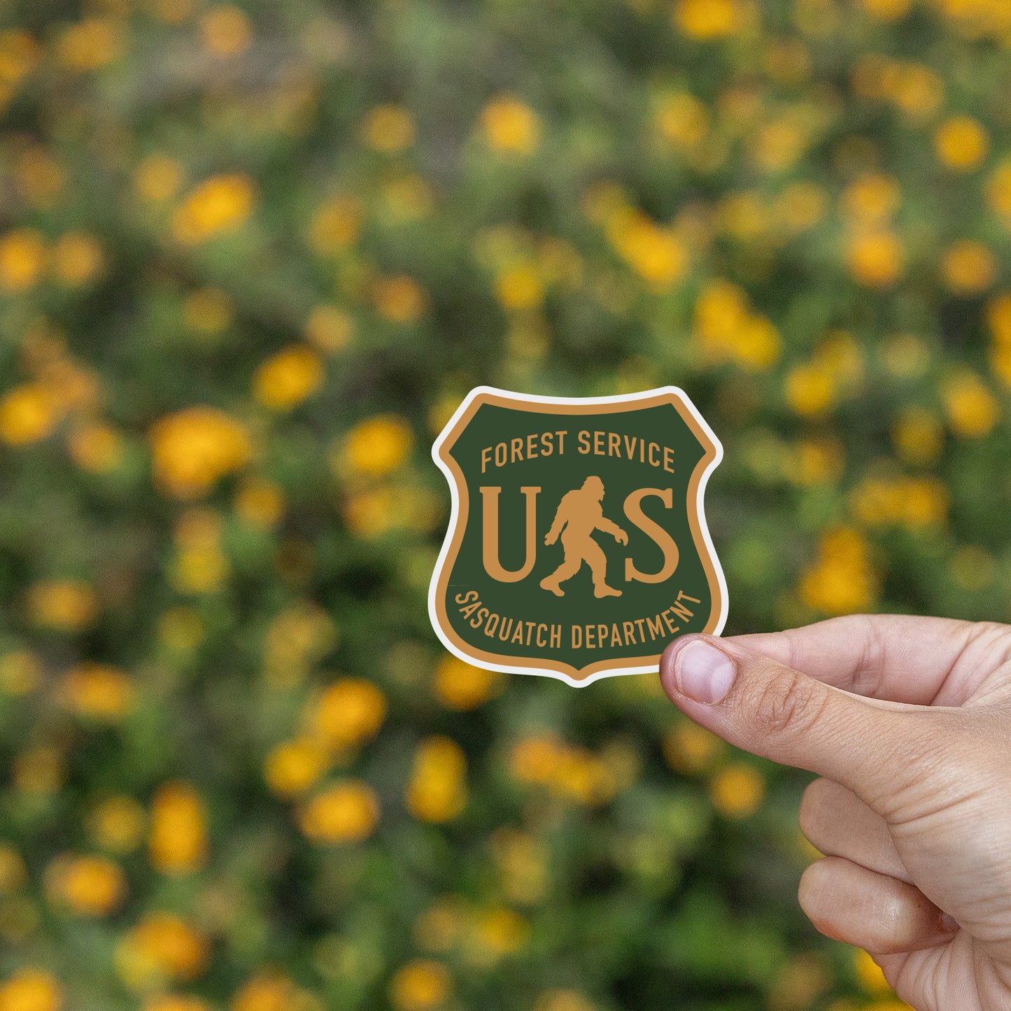 US Sasquatch Department Sticker