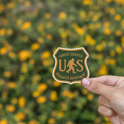 US Sasquatch Department Sticker