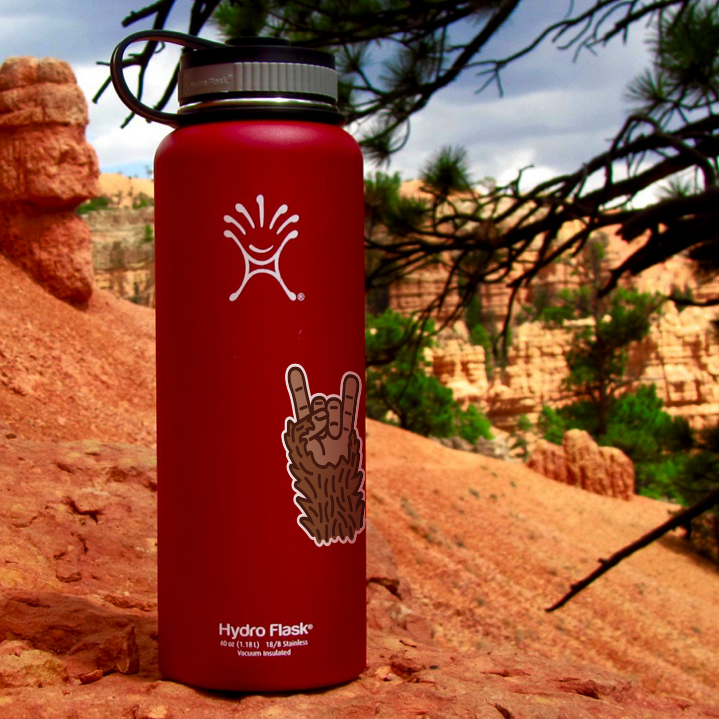Bigfoot Rocks Sticker