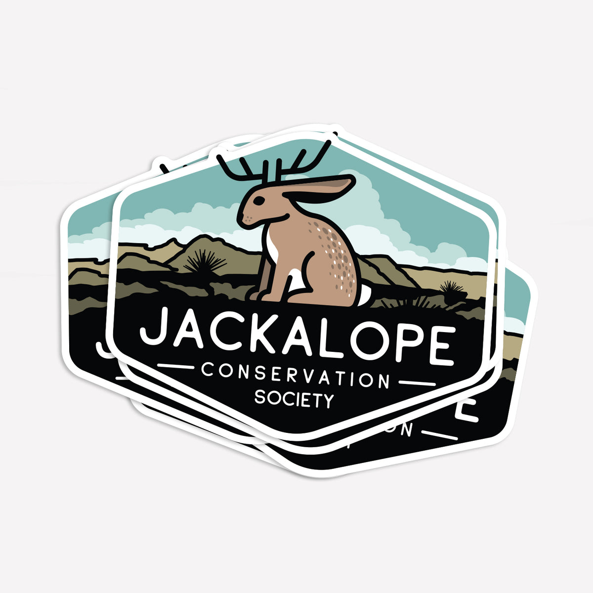 Jackalope Conservation Society Sticker