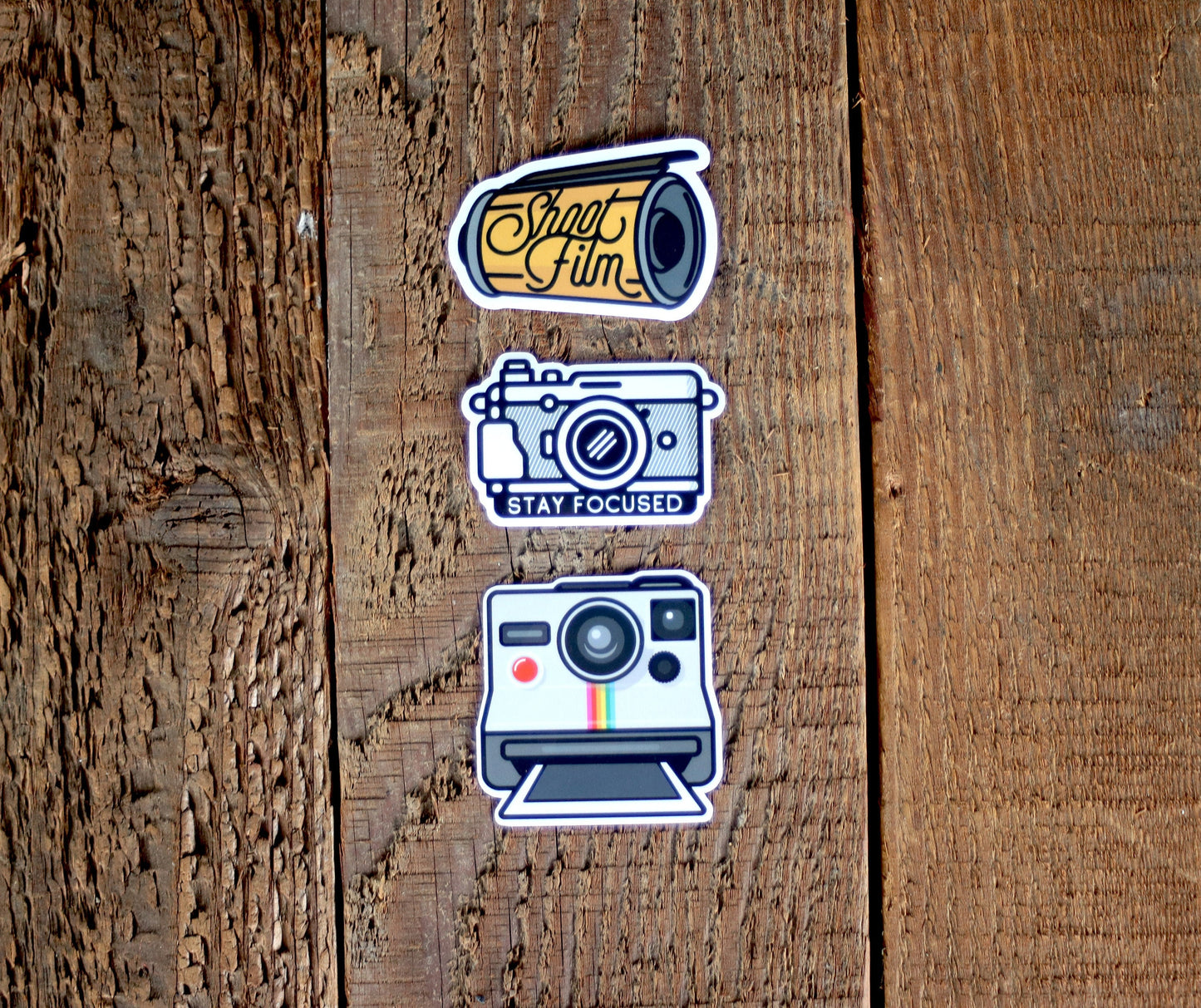 Analog Photographers 3 Sticker Pack