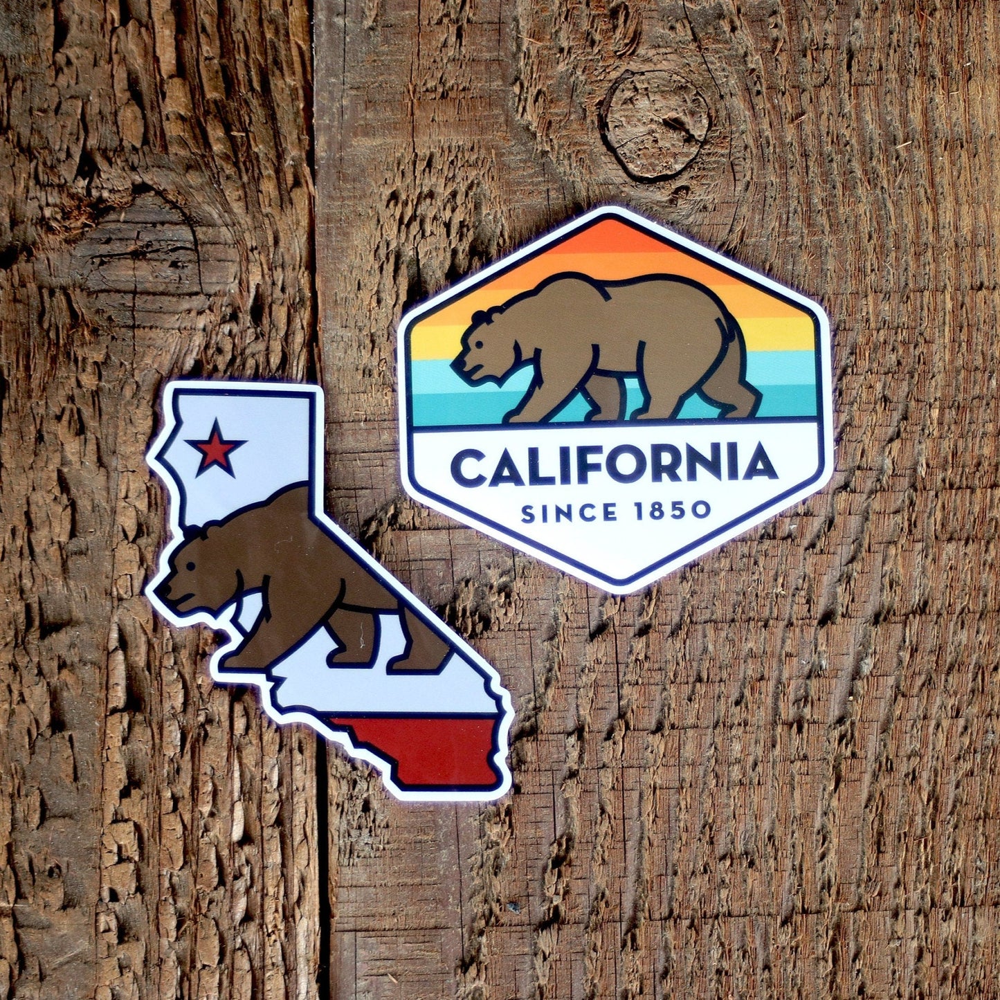 I Love California Sticker Set