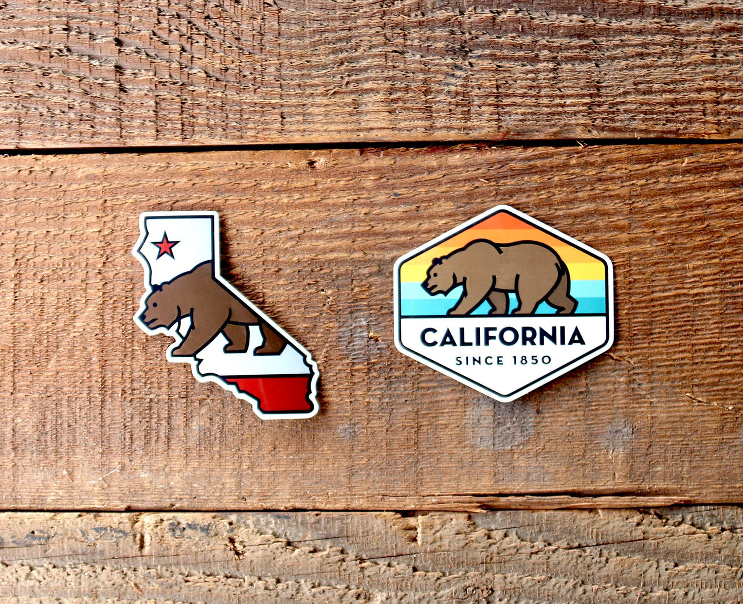 I Love California Sticker Set