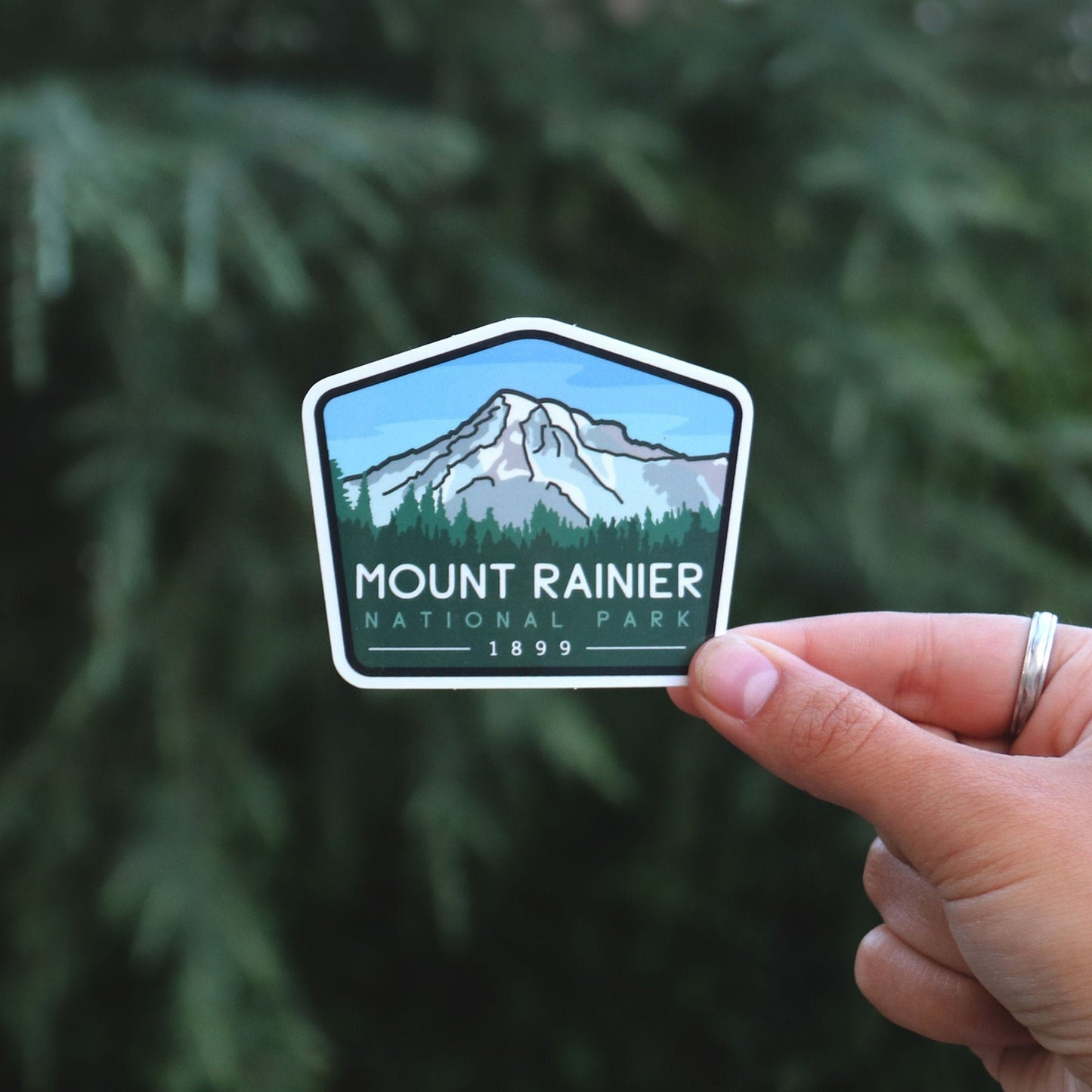 Mount Rainier National Park Sticker