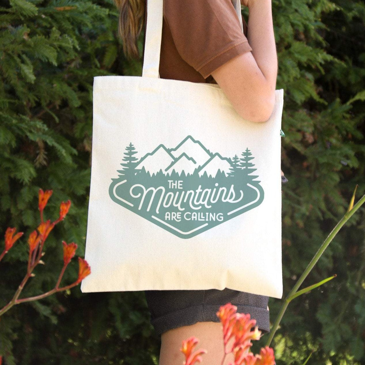 The Mountains Are Calling Tote