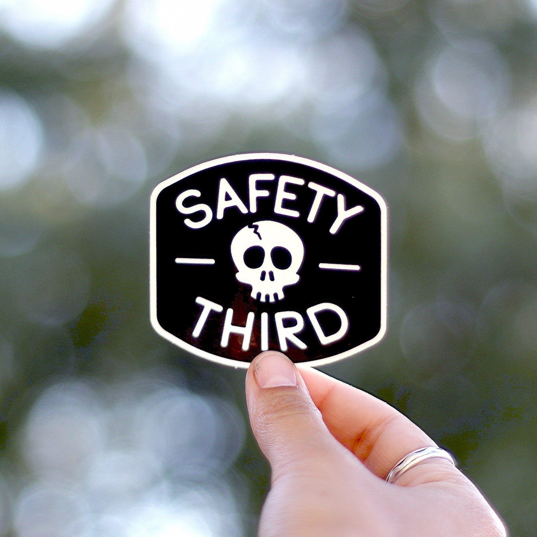 Safety Third Sticker – Squatchy.com