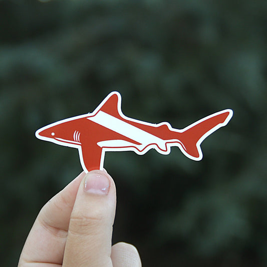 Scuba Dive Shark Sticker