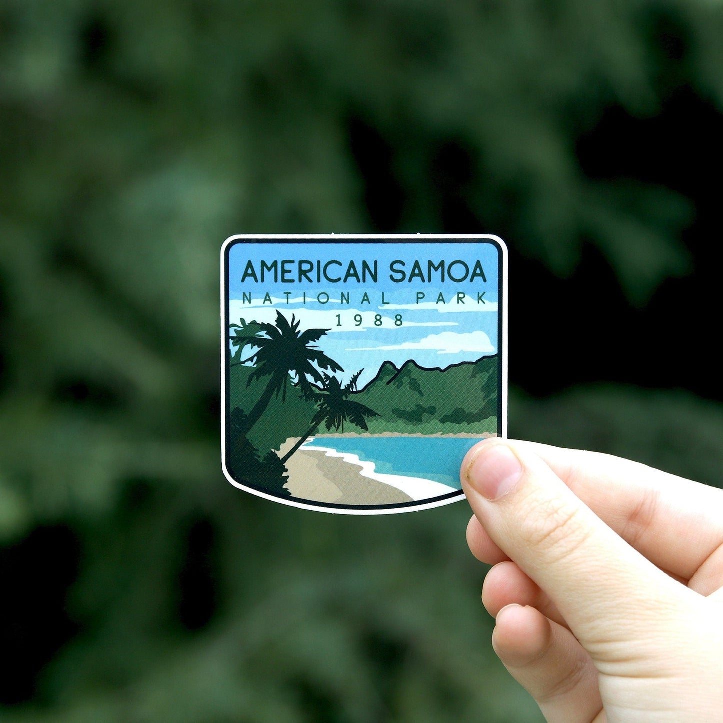 American Samoa National Park Sticker