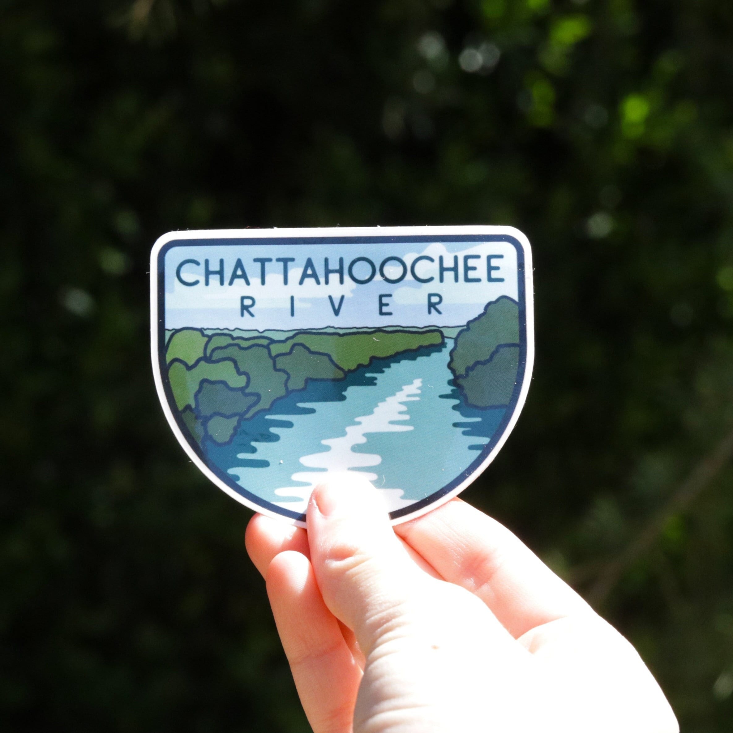 Chattahoochee River Sticker – Squatchy.com