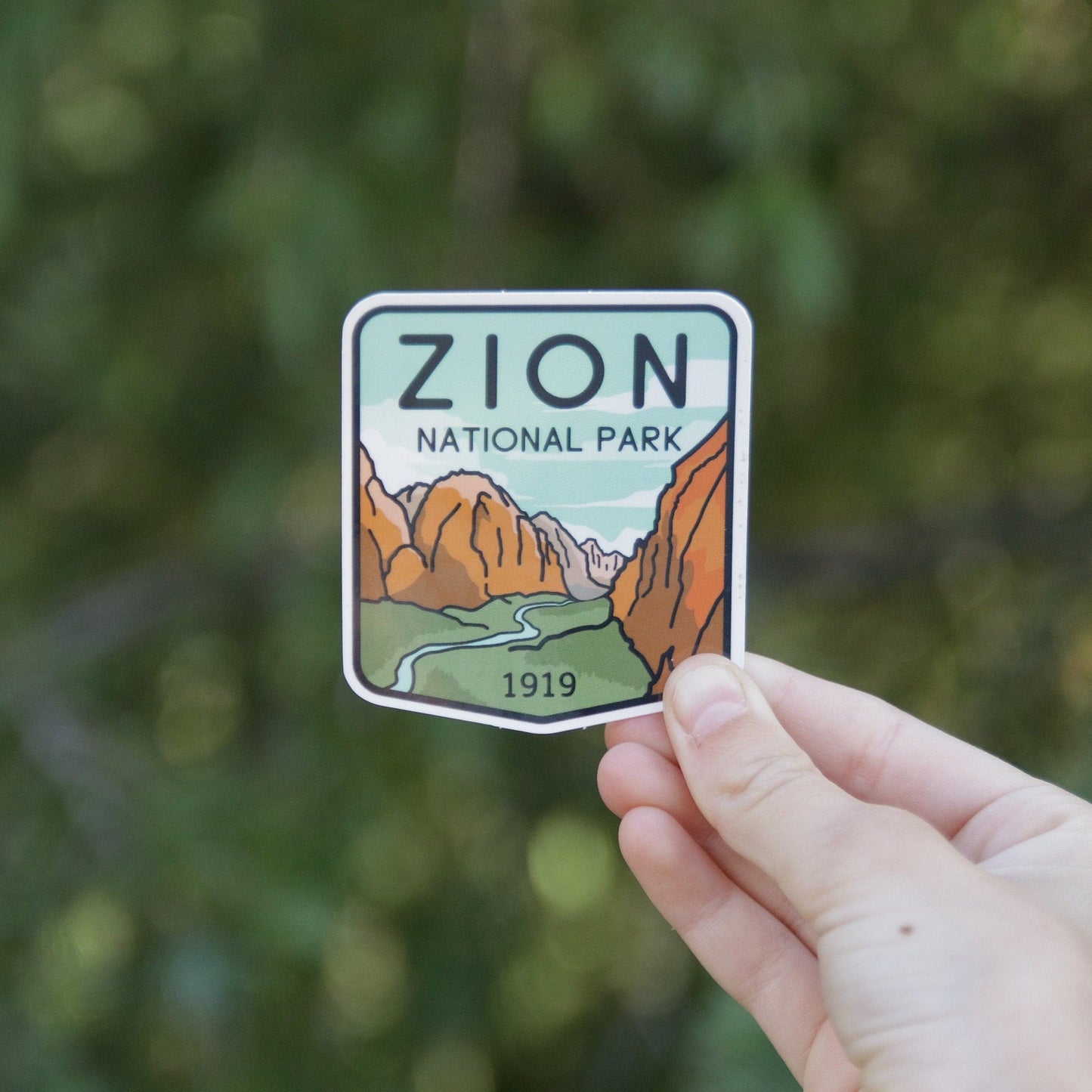 Zion National Park Sticker